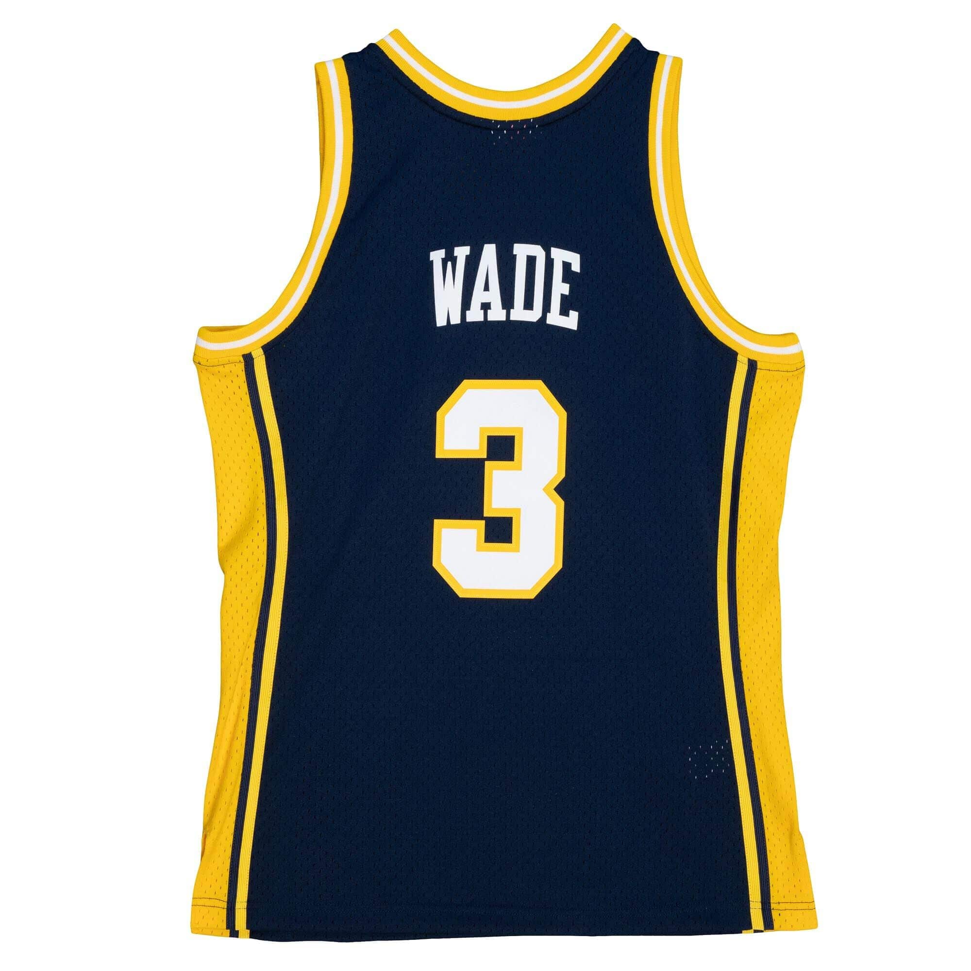 Dwyane Wade #3 Marquette University 2002-03 Mitchell & Ness Swingman NCAA Jersey Navy