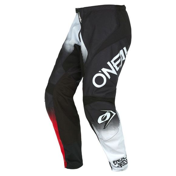 Pantalon cross O'Neal ELEMENT - RACEWEAR V.22 - BLACK WHITE RED 2023 - Noir / RougeRef : OL1751