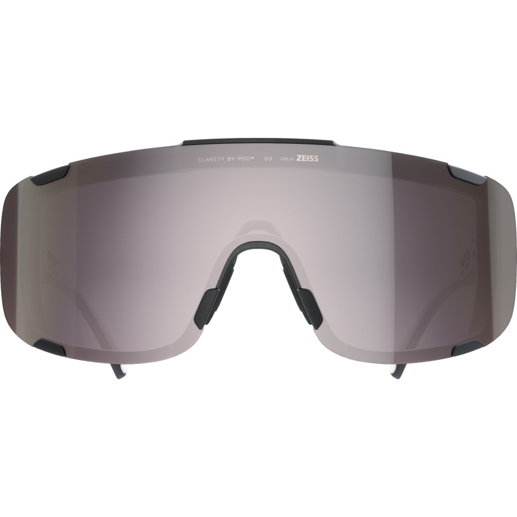 POC Devour Mid Glasses - Uranium Black - Clarity Road/Sunny Silver | Clear