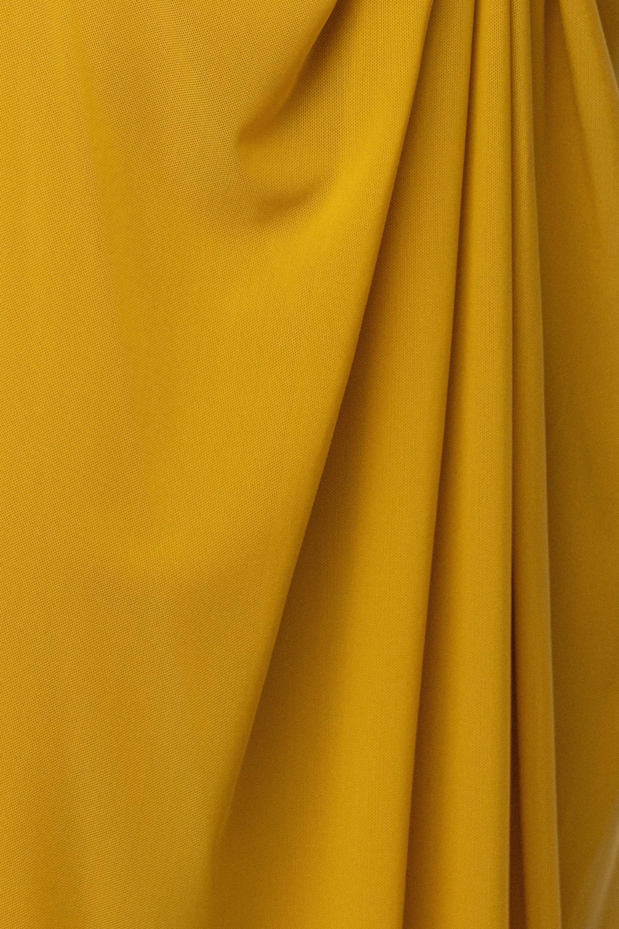 Mustard Selene Draped Top