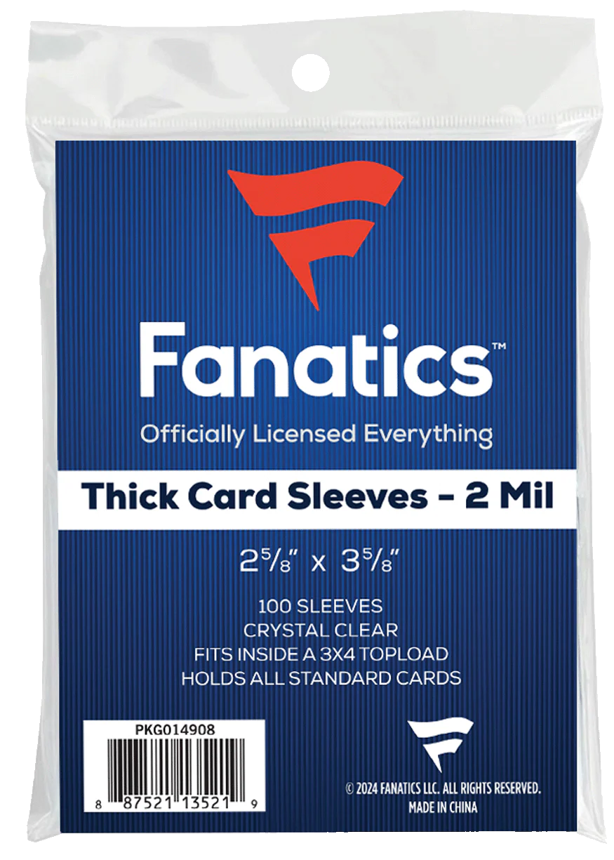 Fanatics Collectibles Soft Sleeves - 100 Count