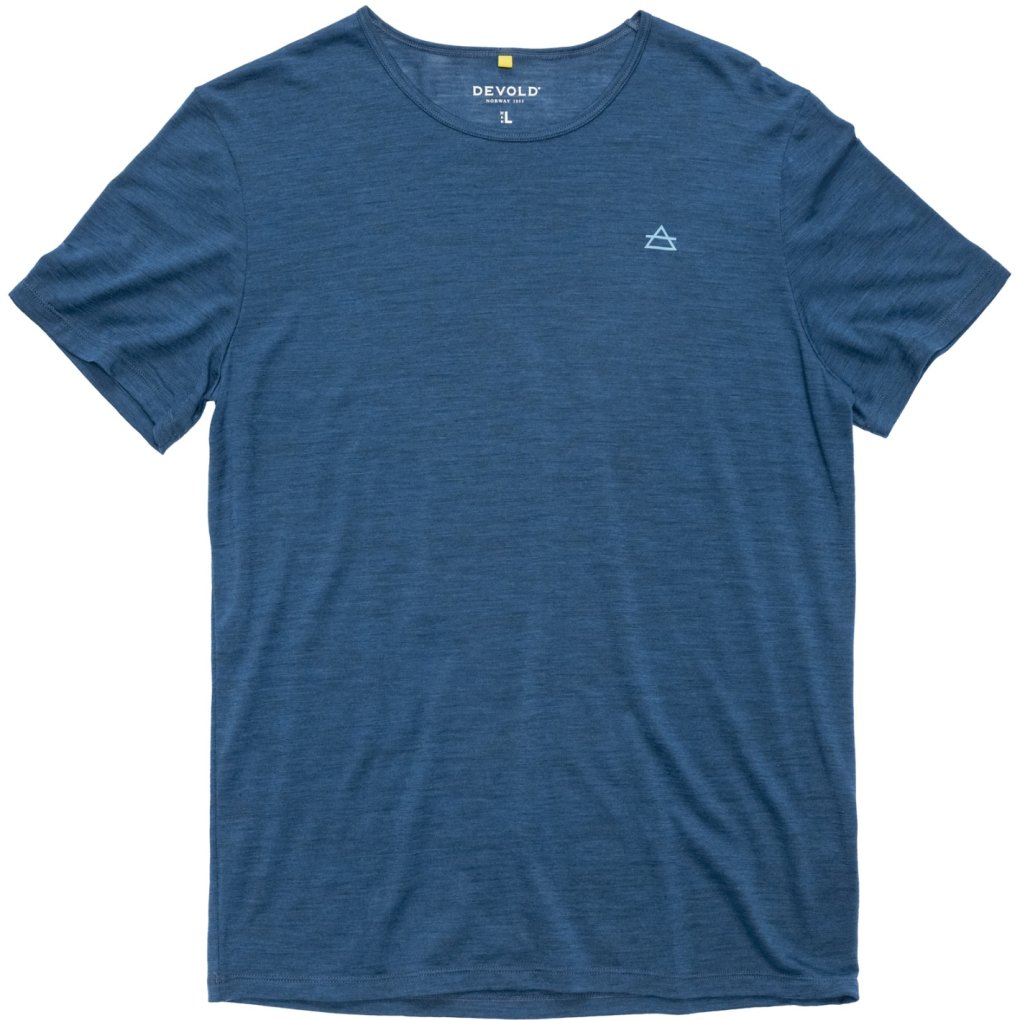 Devold Active Tee Men - 291A Skydiver Dark