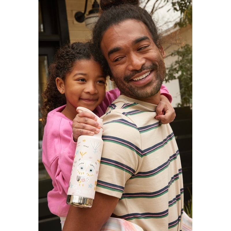 Klean Kanteen Kid Classic Insulated Bottle 355ml with Flip Sport Cap - owlet