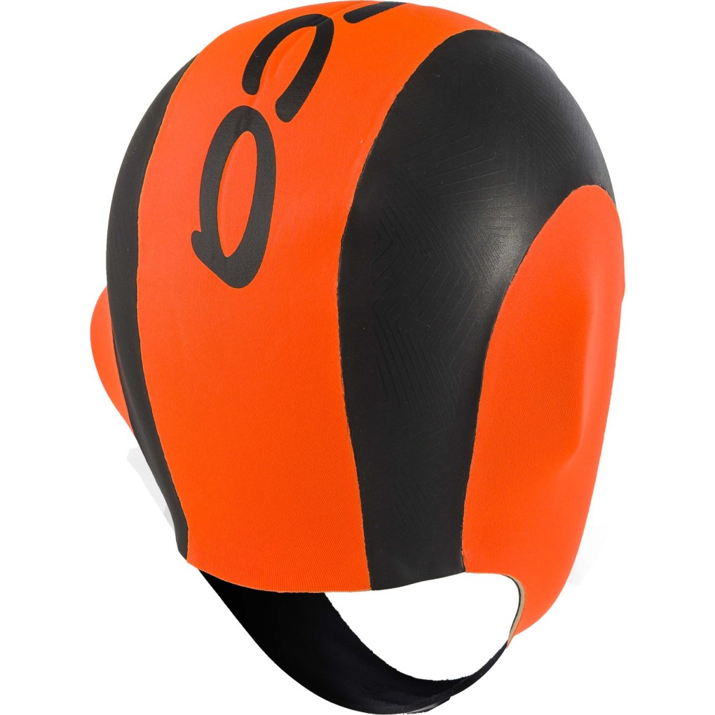 Orca Hi Vis Neoprene Swimcap - high vis orange