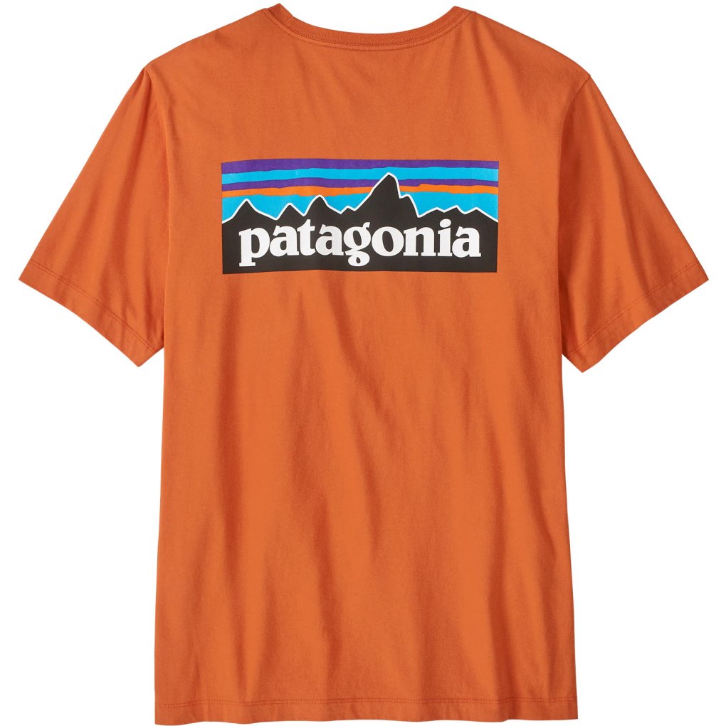 Patagonia P6 Logo T-Shirt Men - Coal Orange