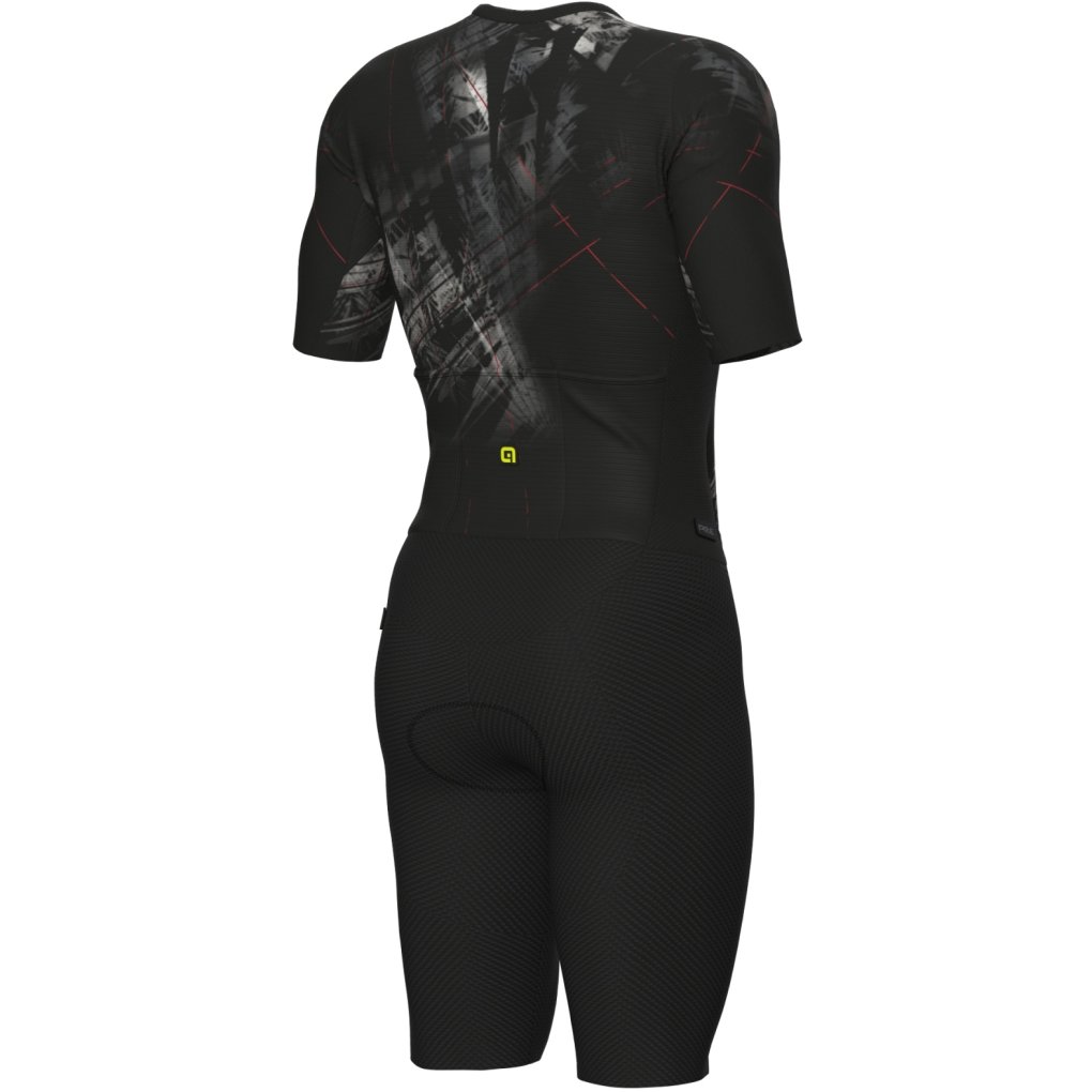 Alé PR-E Mirror Strada Short Sleeve Skinsuit Men - black