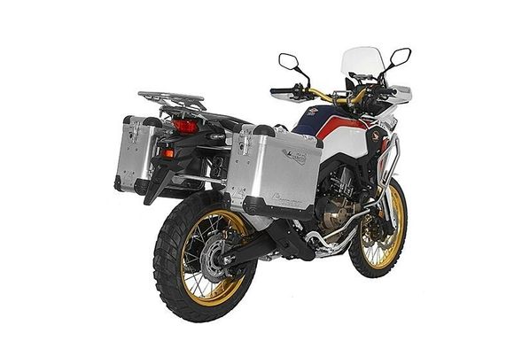 Touratech ZEGA Pro 31/38 suitcase - Gray support included - AluminumRef: Trt01712A / 01-402-5730-0