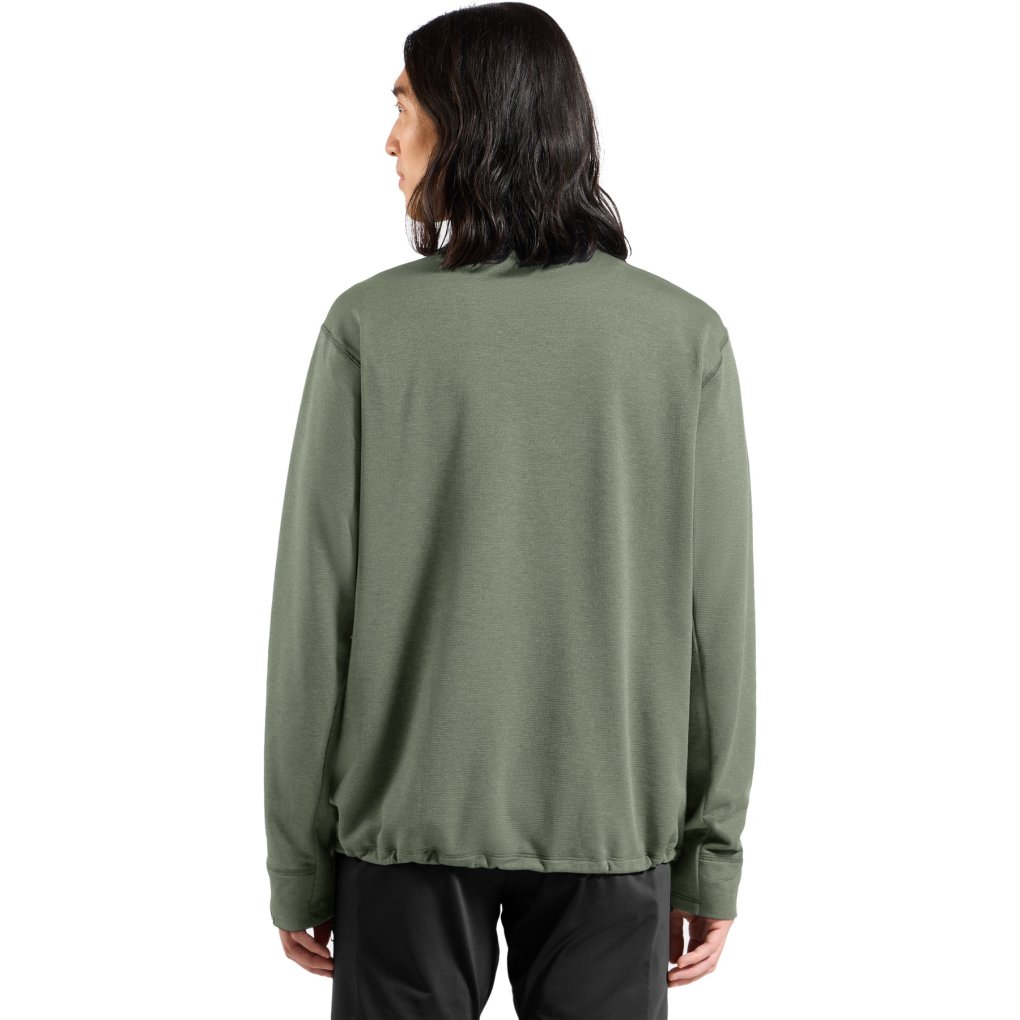 Odlo Essentials Grid Fleece Half-Zip Multisport Mid Layer Men - shadow melange