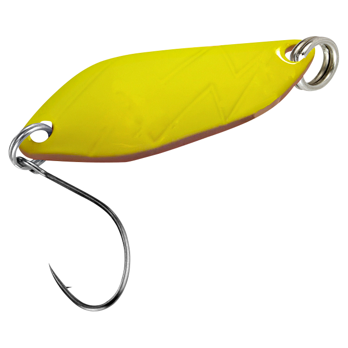 FTM Trout Spoon Strike (2.1 g, Yellow\/Pink UV)