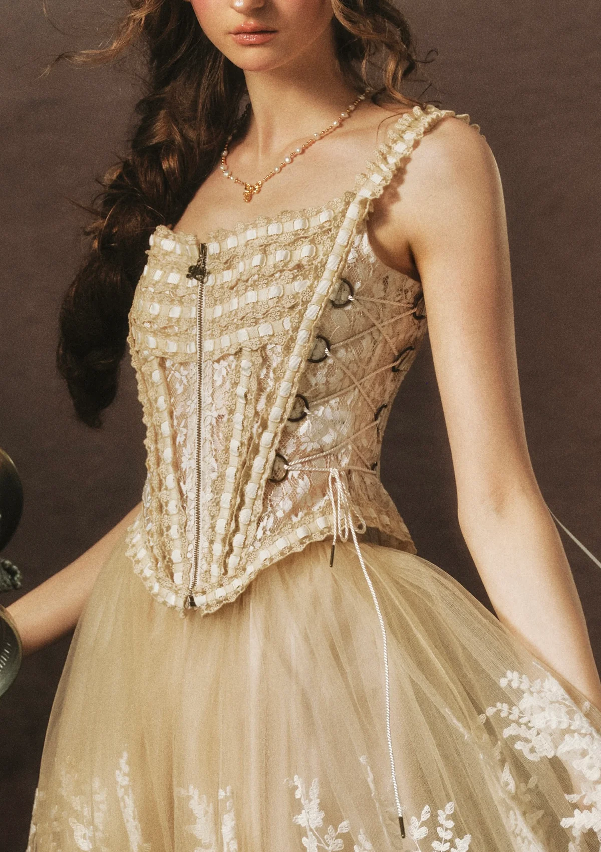 Holy Golden Chalice Corset