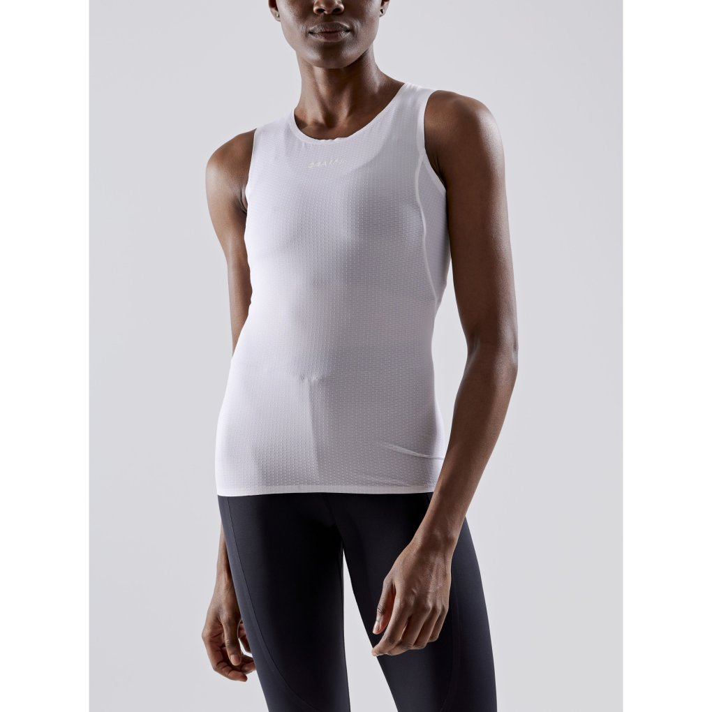 CRAFT Pro Dry Nanoweight Sleeveless Baselayer Women - White