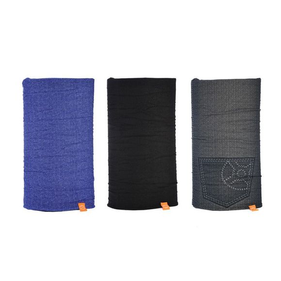 COMFY JEANS 3-PACK Oxford Neck Warmer - Black / GrayRef: od0419 / nw125