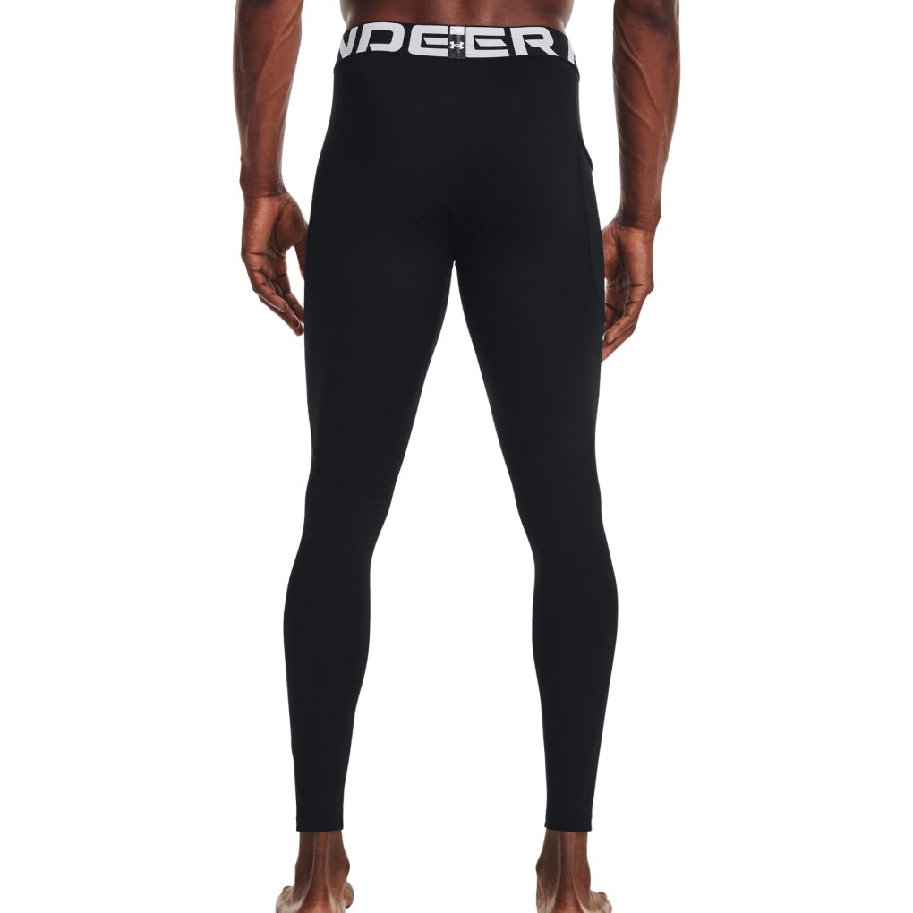 Under Armour ColdGear® Leggings Men - Black / White