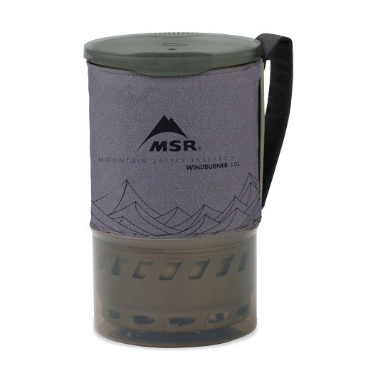 MSR WindBurner Personal Pot - 1.0 L - Gray - 2025