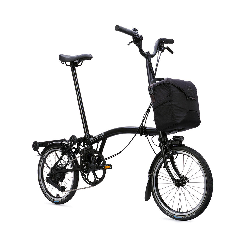 Brompton Electric C Line - 4-Speed - High Bar - Extended Seatpost - Rear Rack - 16