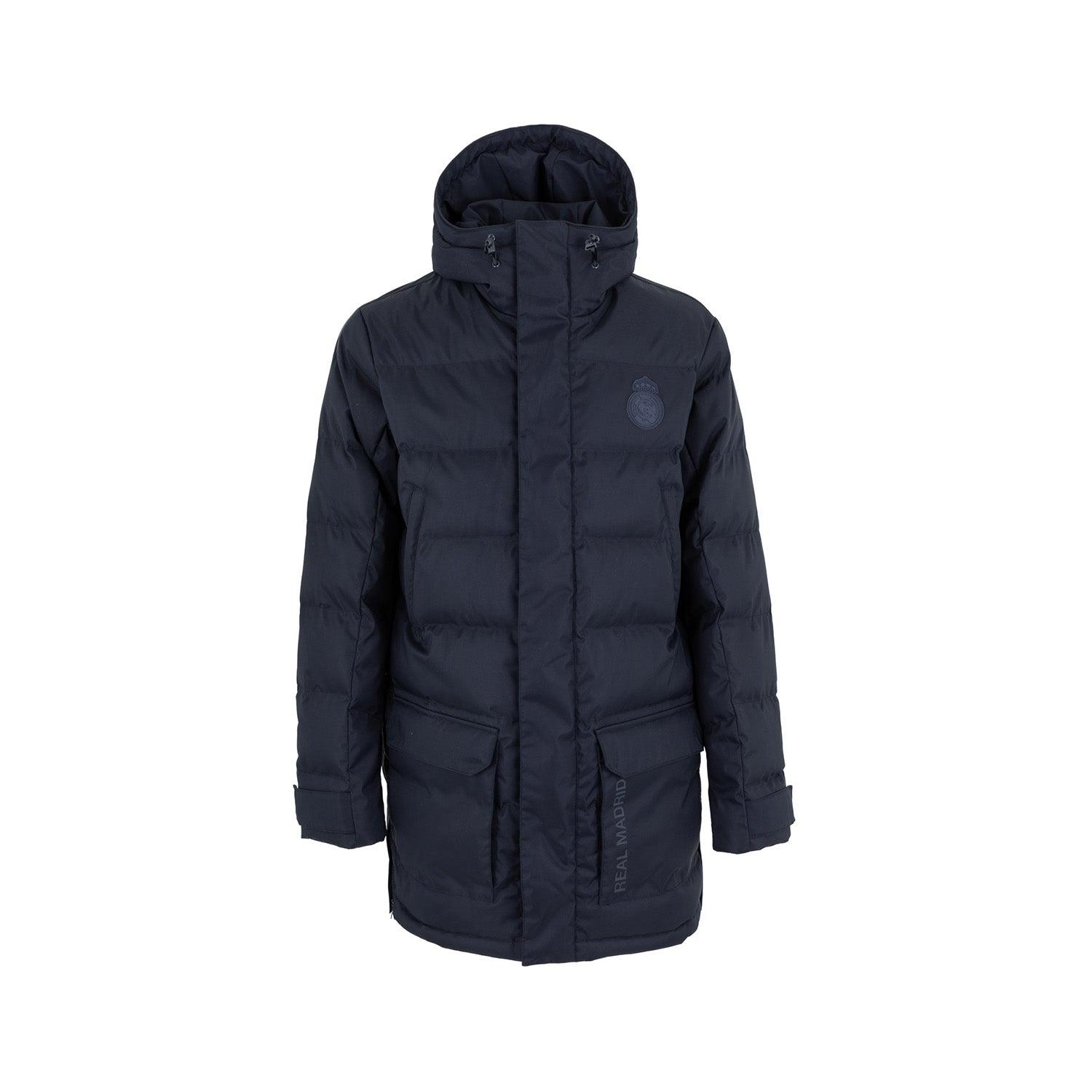 Kids Outerwear Long Padded Parka Coat Navy