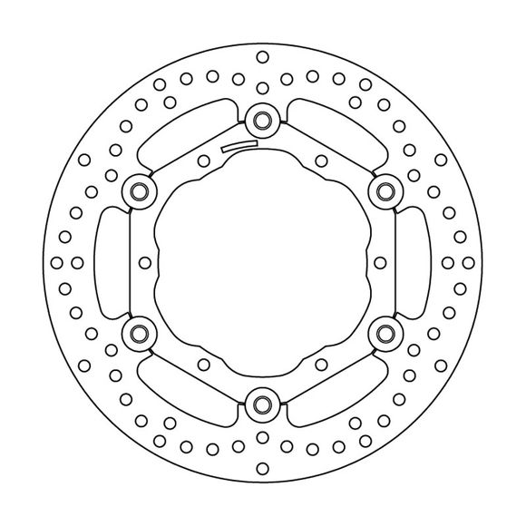 Brembo round floating brake discRef: 78B40813