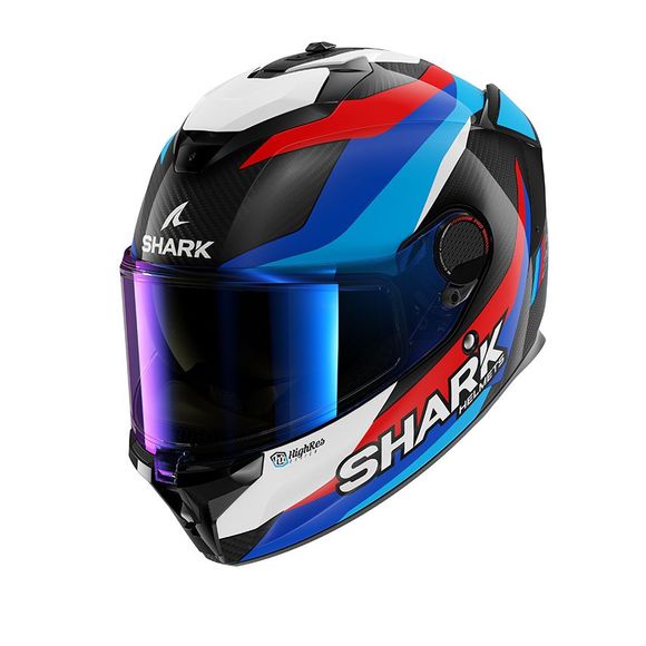 Shark SPARTAN GT PRO CARBON Full-Face Helmet - GUINTOLI - BlackRef: SH1831