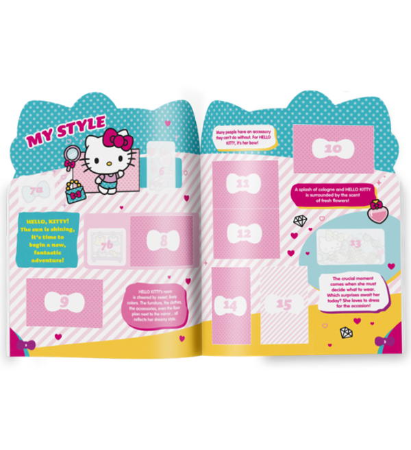 Panini Hello Kitty 50th Anniversary Stickers - German Album