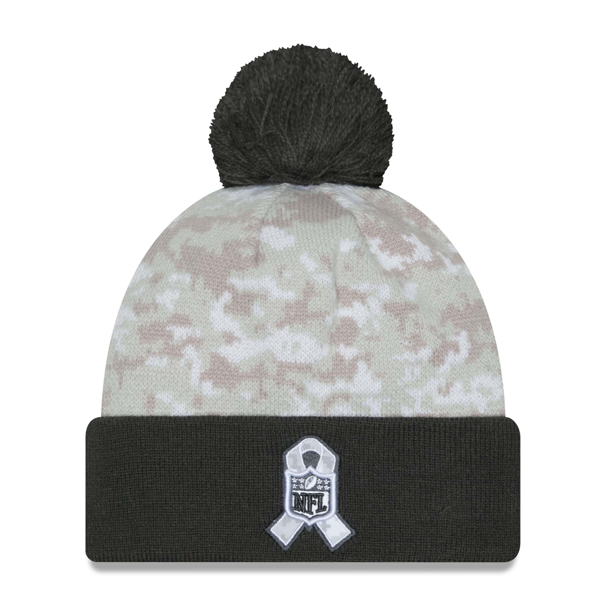 New Orleans Saints 2024 NFL Salute to Service New Era Sport Pom Knit