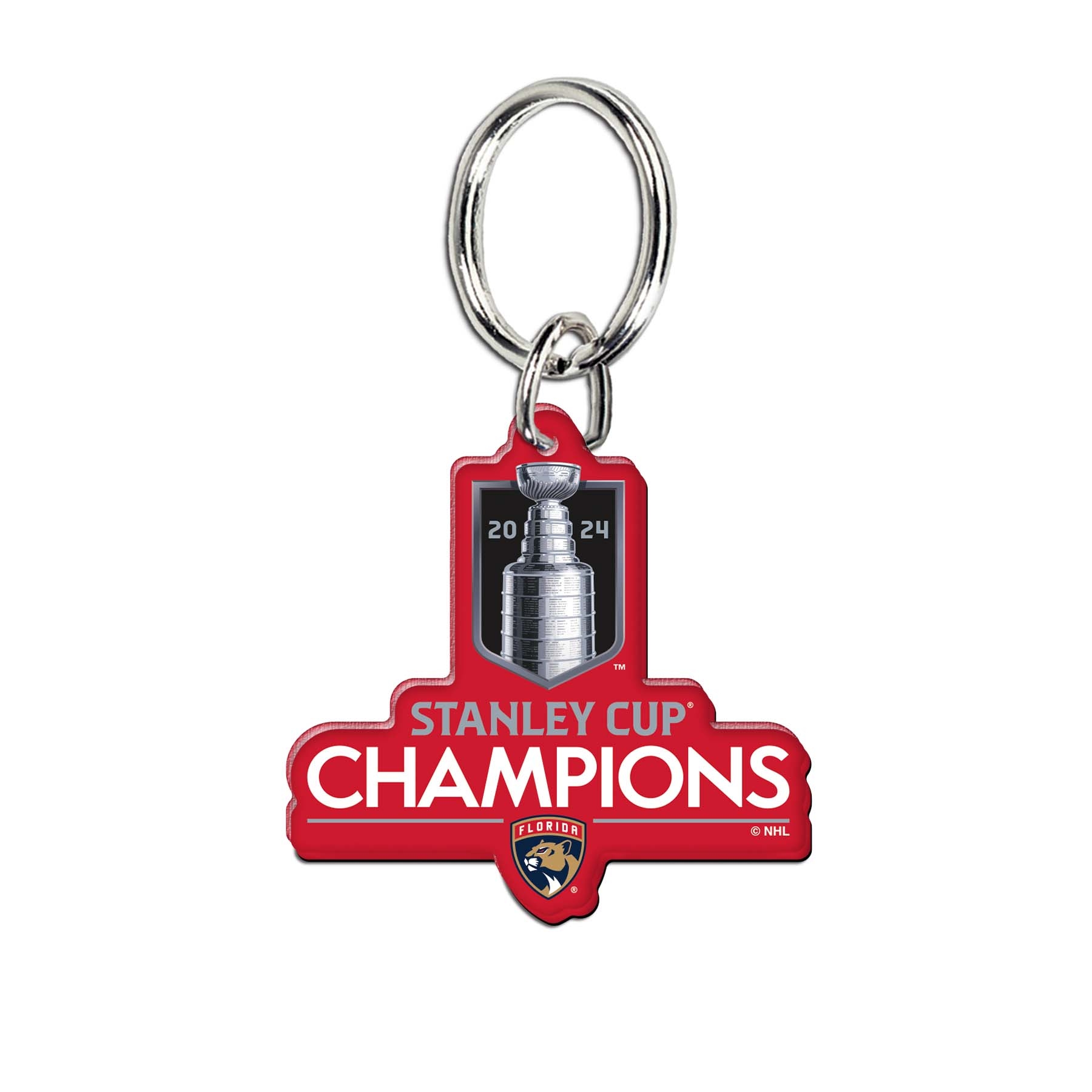 Florida Panthers 2024 Stanley Cup Champions Acrylic Key Ring