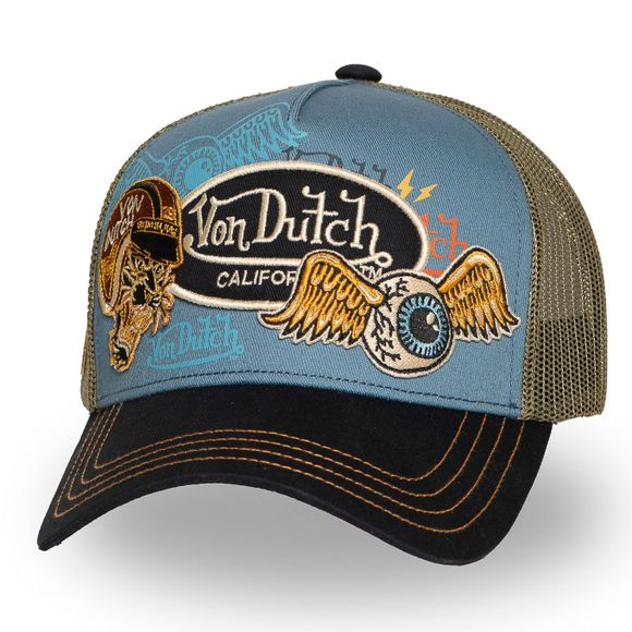 Von Dutch PATCHES Cap - BlackRef: Vdh0313/Vd/1/Ct/Patches/10-Tu