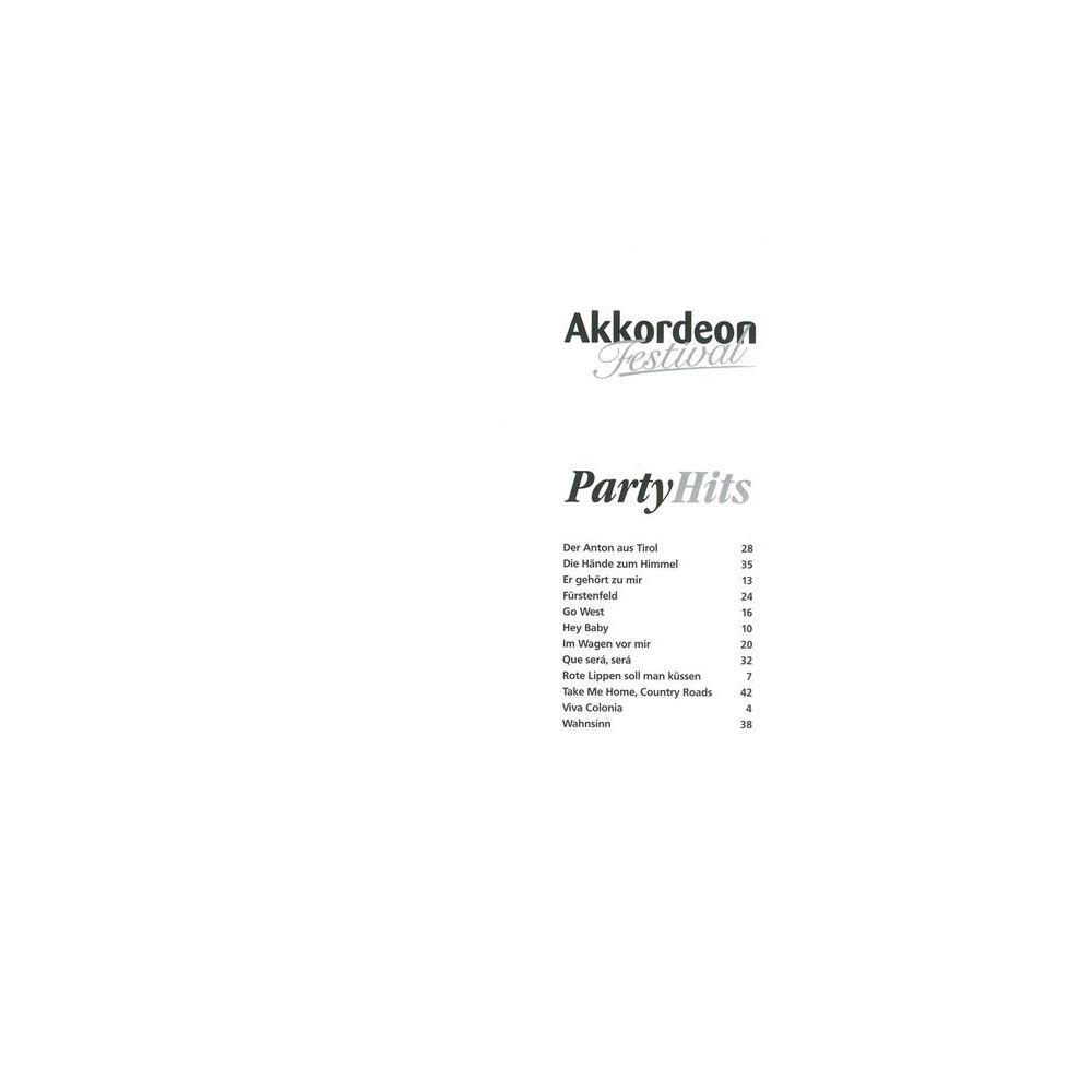 Edition Walter Wild Akkordeon Festival Party Hits – Thomann Ireland