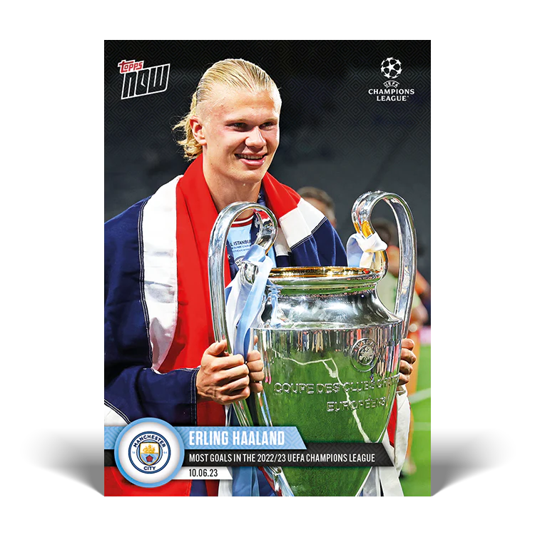 Topps UK - Most goals in the 2022-23 UEFA Champions League - UCL TOPPS NOW® Card #123