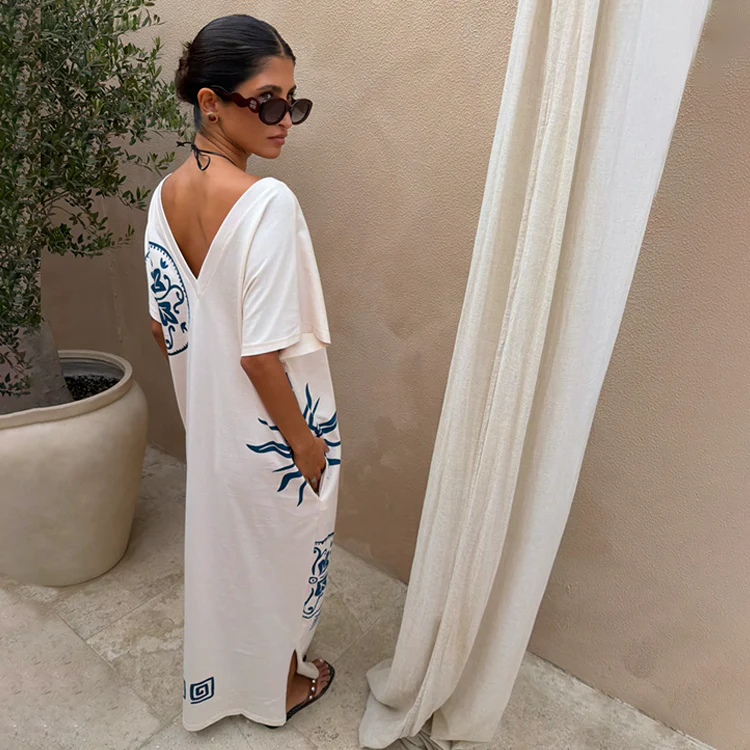 Cream Dolce Vita T-Shirt Dress