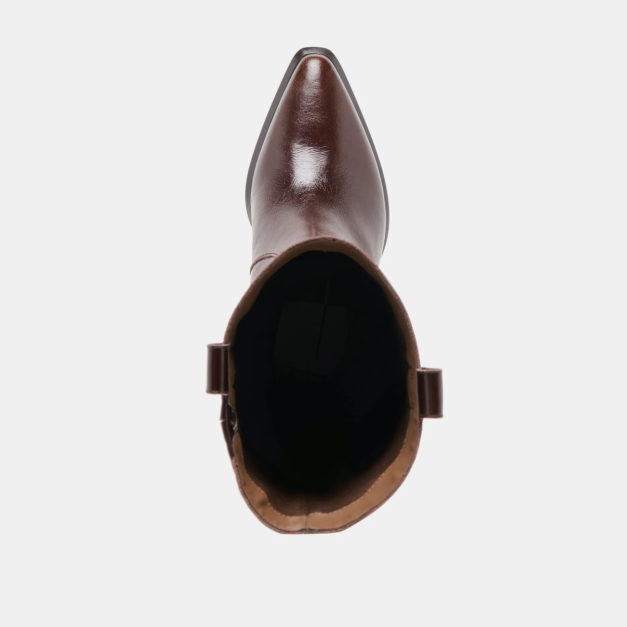 VERN WIDE CALF BOOTS CHOCOLATE LEATHER