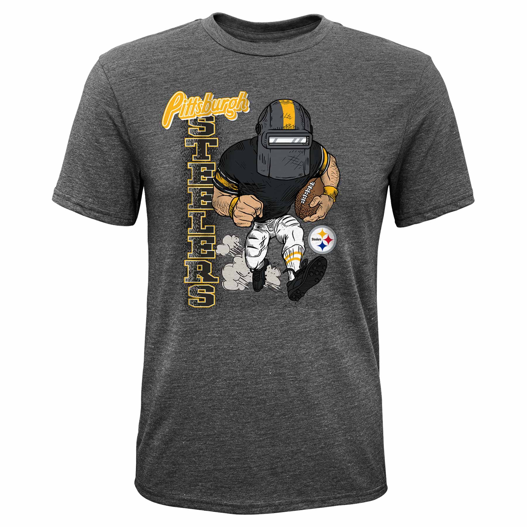 Pittsburgh Steelers Busting Loose TriBlend NFL T-Shirt (YOUTH)
