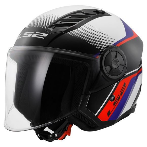 Jet LS2 of616 headset - Airflow II - Rush - White / BlueRef: LS0996