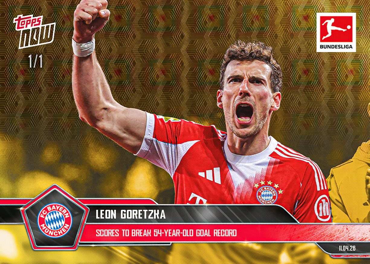 Leon Goretzka - 2025-26 Bundesliga Topps NOW® - Card 167 - PR: 491