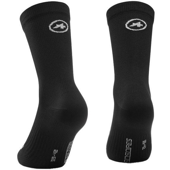 Assos Essence Socks High - Twin Pack - black series