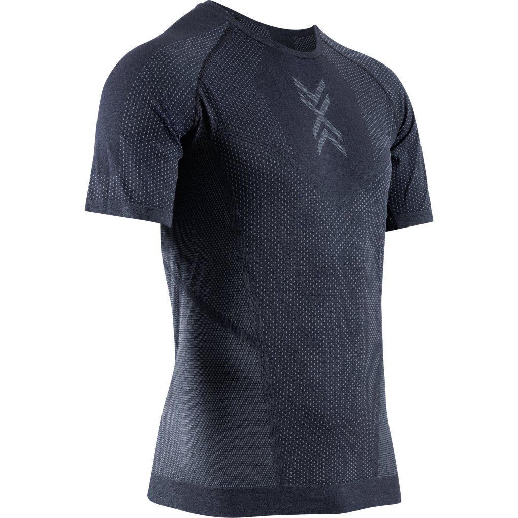X-Bionic Xceed Run Shortsleeve Shirt Men - x black/rhino grey