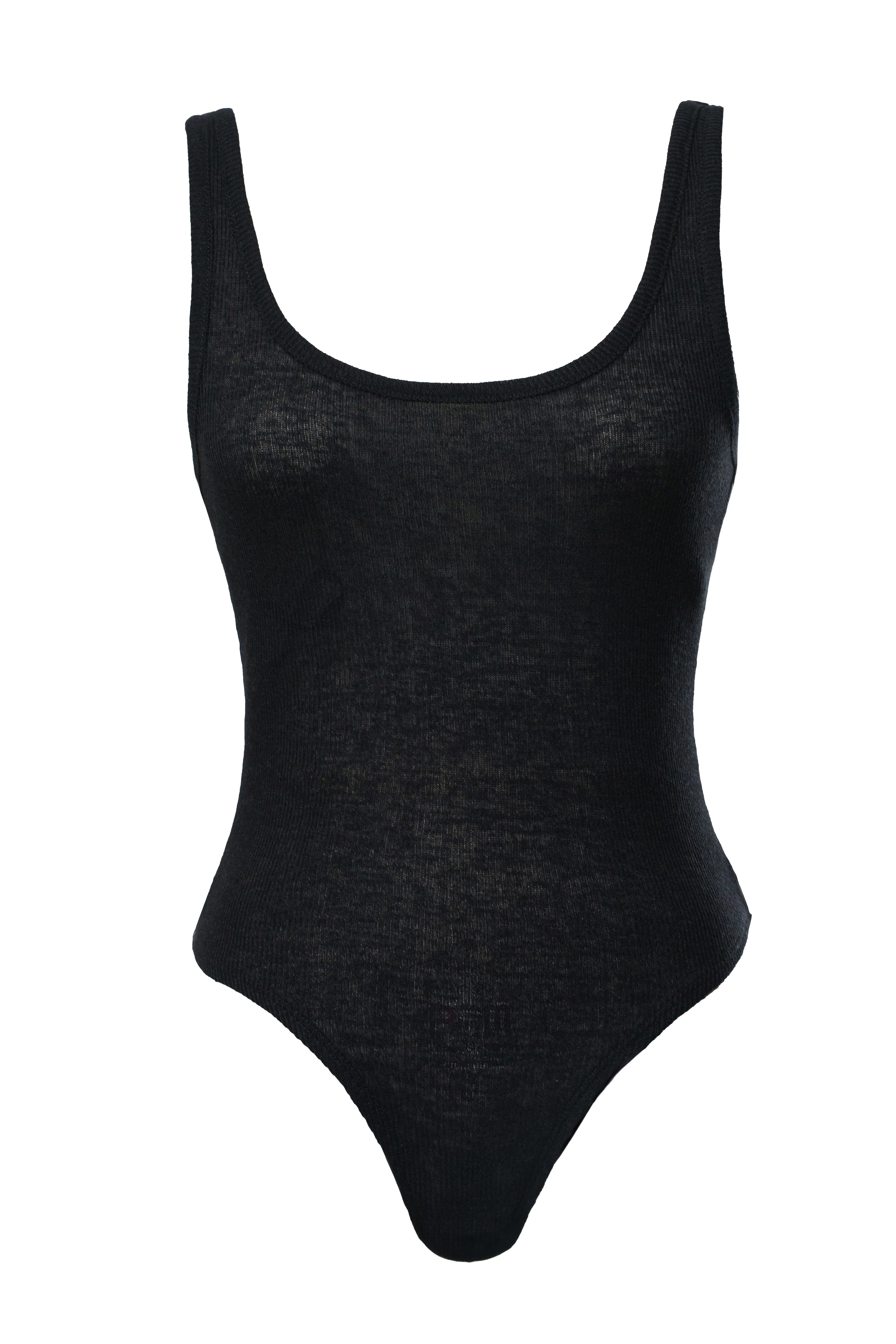 Black The Basis Knit Bodysuit