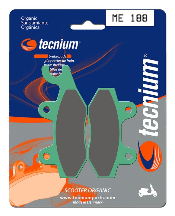 Tecnium Scooter organic brake pads - ME188Ref: TE00712A / 1022628