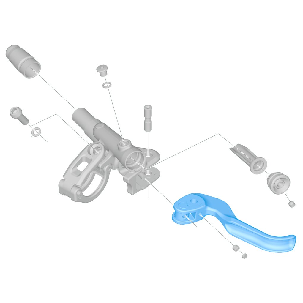 Shimano Member Unit for XTR BL-M9100 Brake Lever - Y1XJ98010
