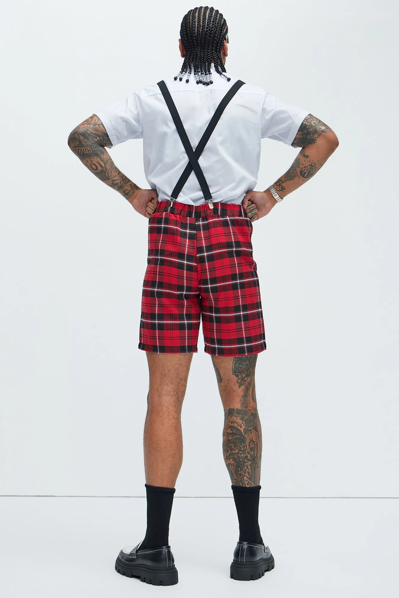 Classroom Nerd Costume - Red/White