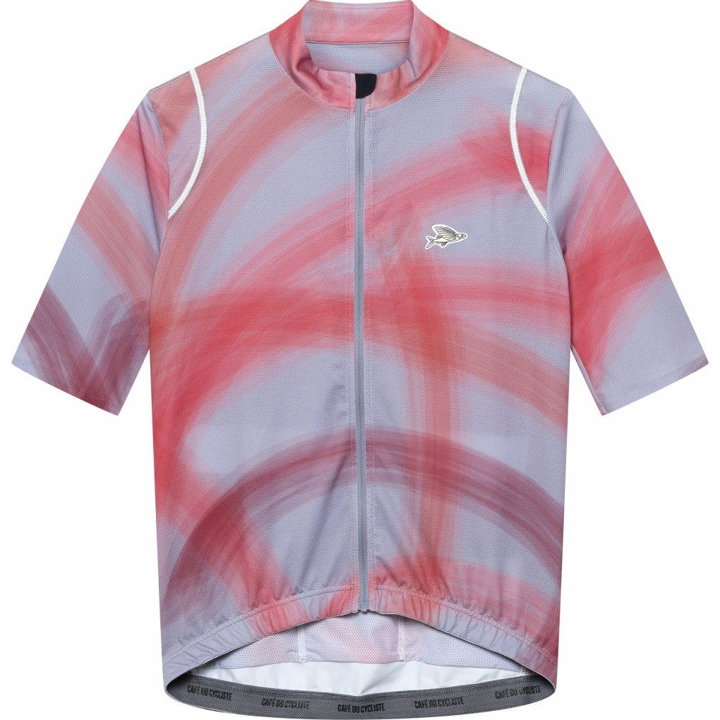 Café du Cycliste Mona Short Sleeve Jersey Men - sunloop storm