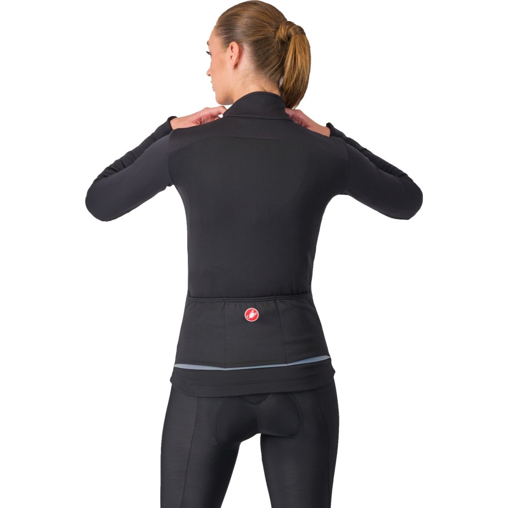 Castelli Entrata 2 Jacket Women - light black/dark grey 085
