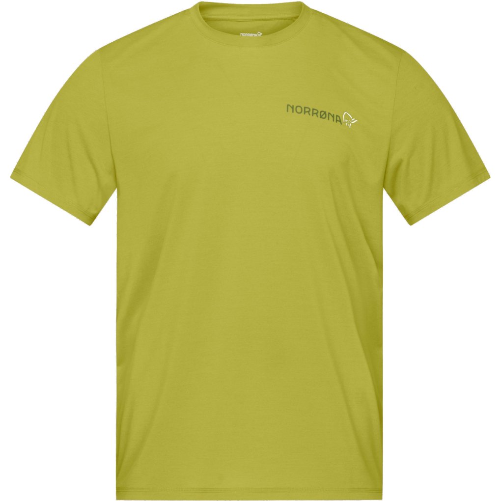Norrona femund tech T-Shirt Men - Golden Lime