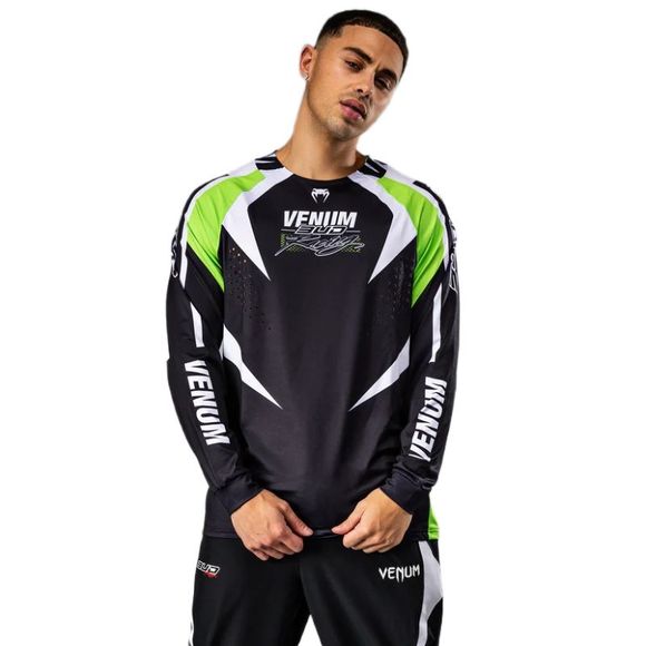 Venum X BUD RACING DRY-TECH long sleeve t-shirt - Black / WhiteRef: VEN0027
