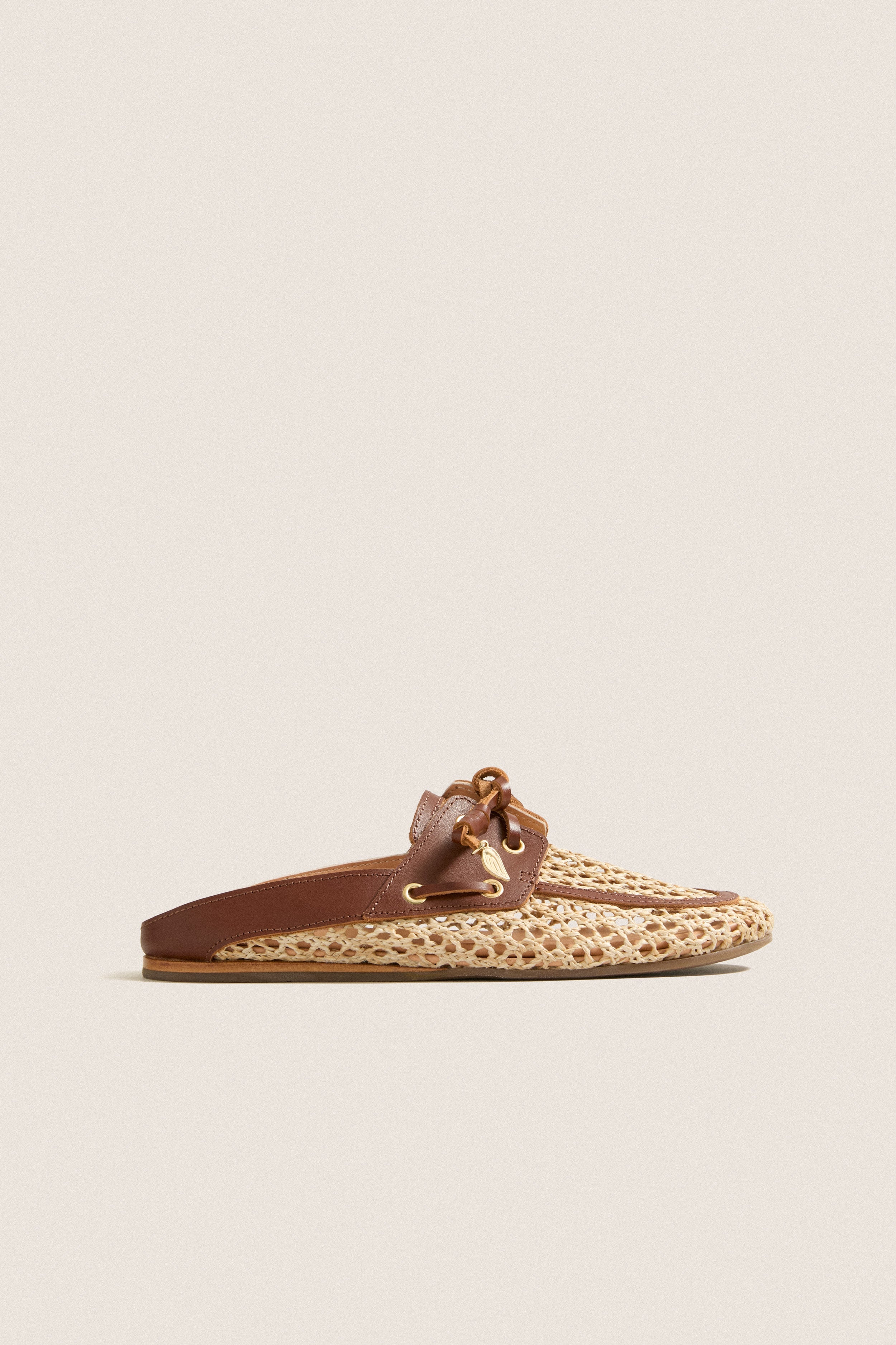 Natural Crochet Naveta Loafers
