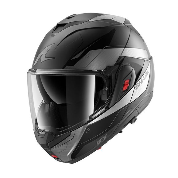 Shark OXO MEKARIUM modular helmet - Gray / BlackRef: SH1883