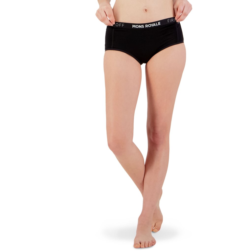 Mons Royale Sylvia Boyleg Panties Women - black