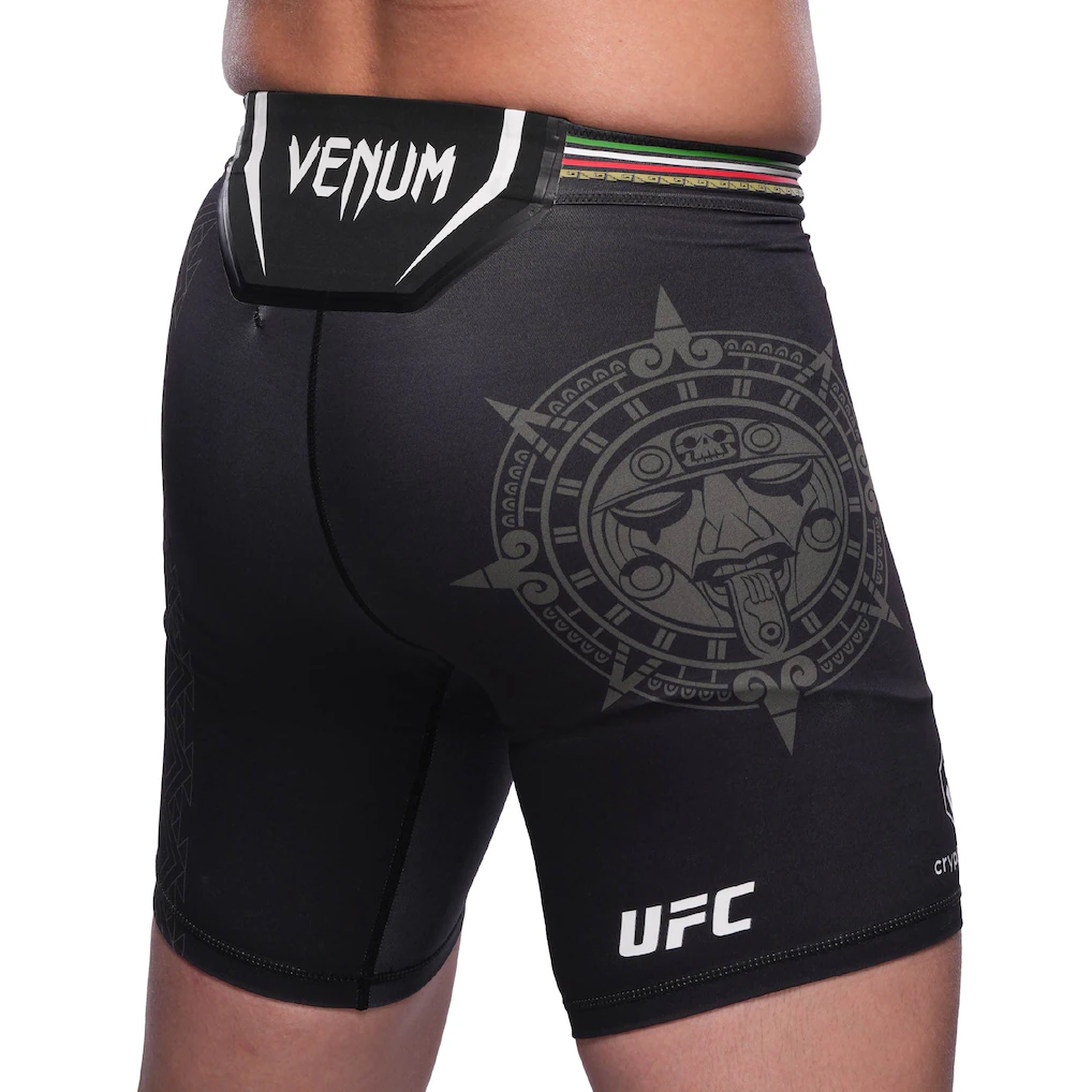 Men's Adrenaline Unrivaled by Venum Black Noche UFC Authentic Fight Night Vale Tudo Compression Shorts