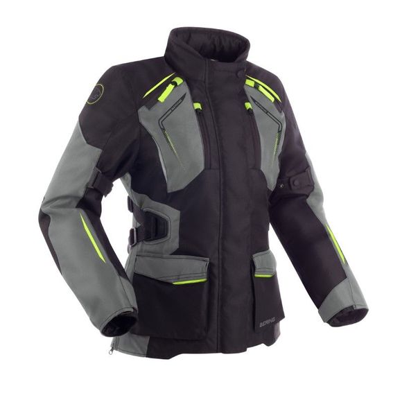 Bering LADY VISION Motorcycle Jacket - Black / GreyRef: BR1502