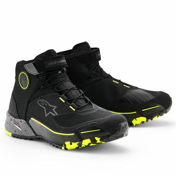 Alpinestars Cr -X Drystar Motorcycle Sneakers - Black / YellowRef: AP12907