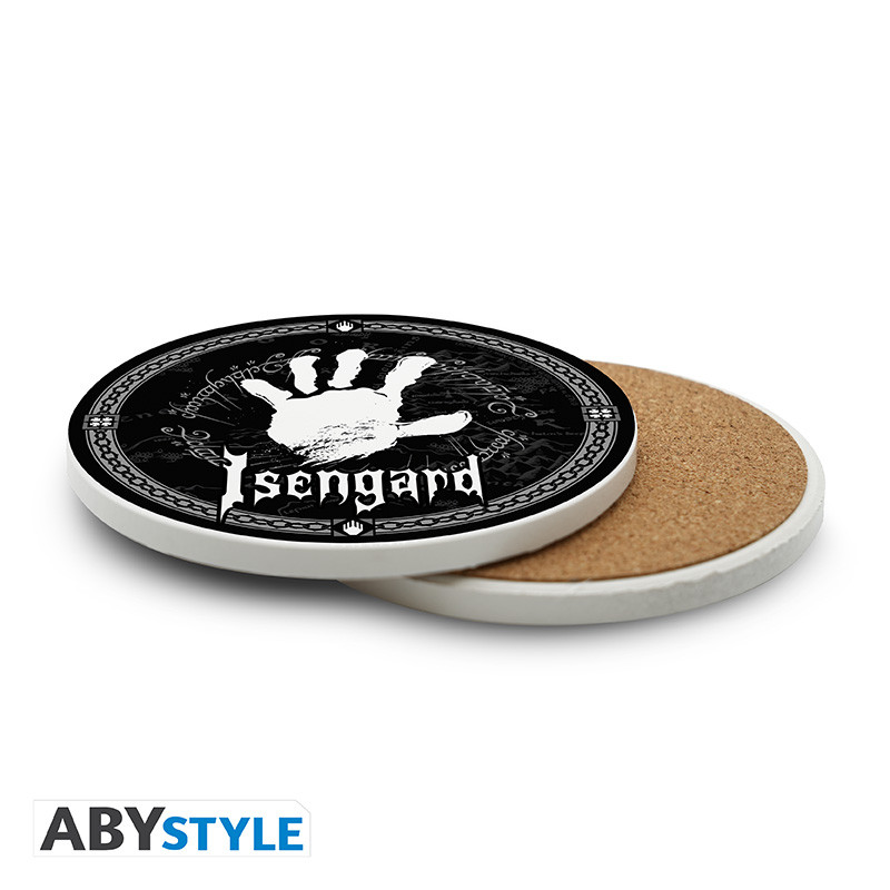 LORD OF THE RINGS Ceramic Coasters Isengard